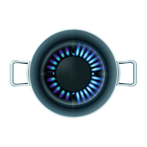 Plaque Gaz Encastrable Himl 95225 Sxe Acier Inoxydable 90 Cm Gaz 5 Foyers