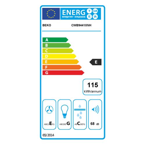 Hotte Décorative Murale 90 cm 400m3/h - Cwb9441xnh Inox