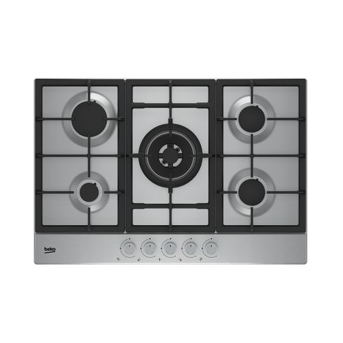 Plaque Gaz Encastrable Haw752c5sx Acier Inoxydable 75 Cm Gaz 5 Foyers