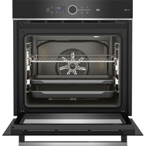 Four Encastrable Multifonction - Pyrolyse - Bbim13500xpsw - Inox / Noir - Porte Froide - 59,4 X 56,