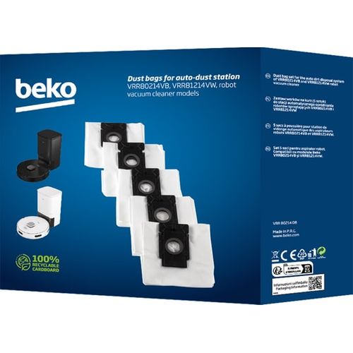 Lot De 5 Sacs De Rechange Pour Aspirateur Robot Beko
