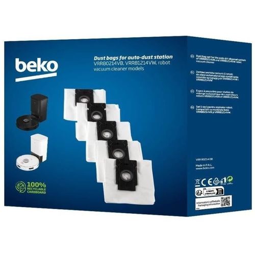 Lot De 5 Sacs De Rechange Pour Aspirateur Robot Beko