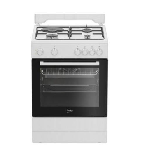 Cuisinière Mixte 73l 3 foyers gaz + 1 électrique Blanc - Fbs63121wd