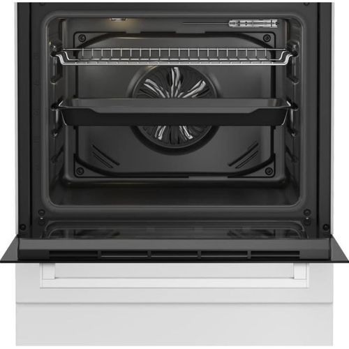 Cuisinière Mixte 73l 3 foyers gaz + 1 électrique Blanc - Fbs63121wd