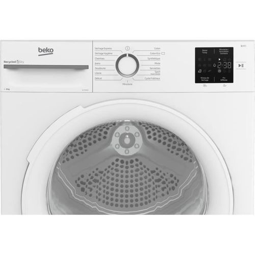 Sèche-linge Pompe à Chaleur - Eco Sense Slft1812 - 8 Kg - L60cm - E - Blanc