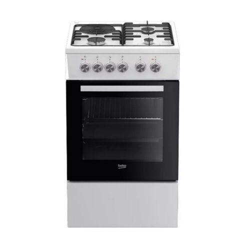 Cuisinière Mixte 3 foyers gaz + 1 électrique 50 cm - Fss53011dw