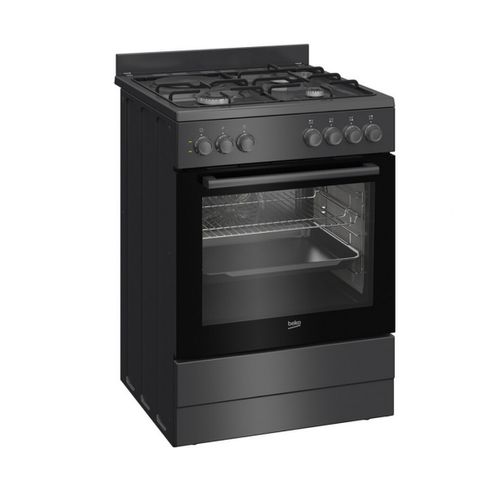 Cuisinière Mixte 72l 4 Feux Anthracite - Fbm63130act