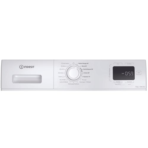 Lave-linge hublot INDESIT IM1072MYTIMEFR 10kg
