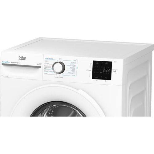 Lave-linge Hublot  Llft39411 - 9 Kg - Induction - L60cm - 1400 Trs/min - Classe à - Blanc