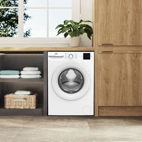 Lave-linge Hublot  Llft39411 - 9 Kg - Induction - L60cm - 1400 Trs/min - Classe à - Blanc