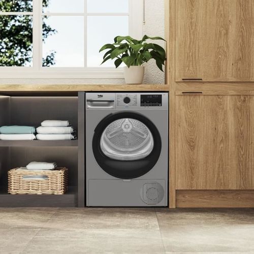Seche-linge Pompe à Chaleur  D3h28e93s Eco Sense - 8 Kg - L60cm - Silver