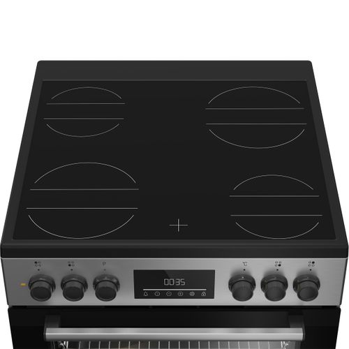 Cuisinière vitrocéramique BEKO CUV6732XG 4 foyers 72L