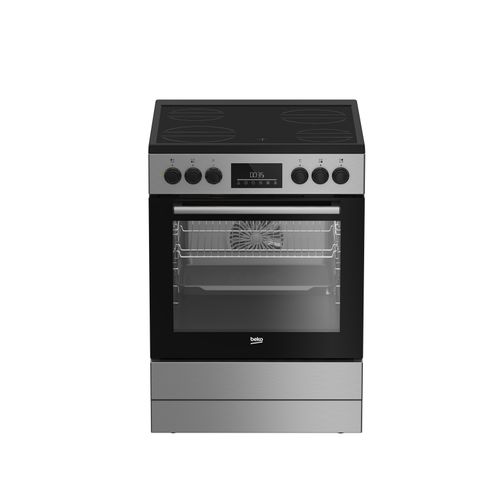 Cuisinière vitrocéramique BEKO CUV6732XG 4 foyers 72L