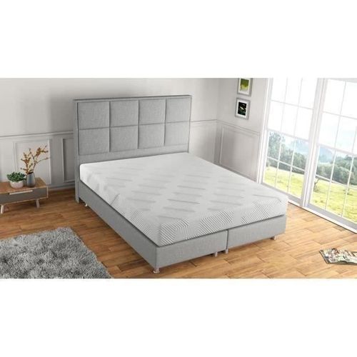Matelas Mousse 140x190 cm - DUO MEMORY - Accueil à Mémoire De Forme - Epaisseur 25 Cm