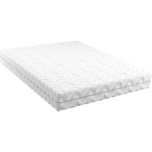 Matelas Ressorts Ensachés - 160x200 cm - BAMBU - Epaisseur 20 Cm - Réversible