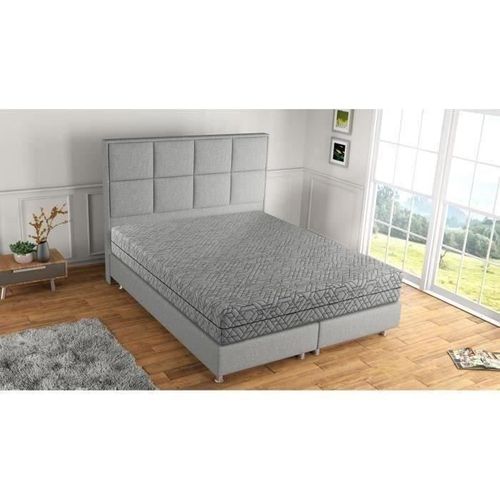 Matelas Ressorts Ensachés 160x200cm - GEOFLEX - Epaisseur 26 Cm - Réversible Très Ferme Ou Équilibré