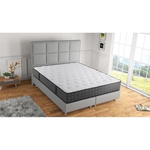 Matelas Ressort 160x200 cm - ARMONI - Epaisseur 23 Cm - Réversible