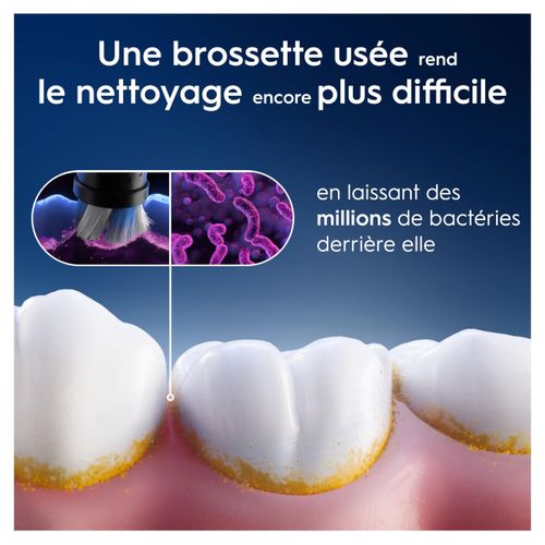 Brossettes - Io Refills Gentle Care - Pack De 4 - Noir