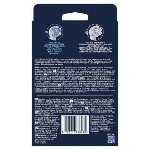 Brossettes - Io Refills Ultimate Clean - Pack De 8 - Blanc