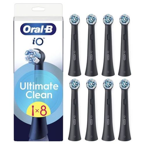 Brossette - Io Refills Ultimate Clean - Pack De 8 - Noir