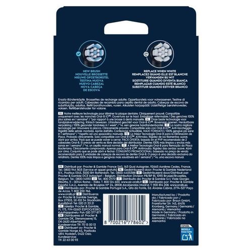 Brossettes - Io Refills Gentle Care - Pack De 8 - Noir