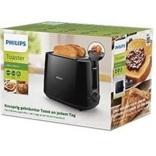 Grille-pains 2 Fentes 830w Noir - Hd2581/90