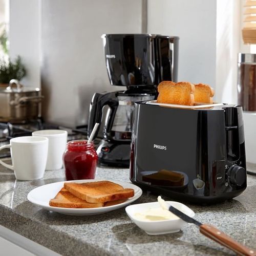 Grille-pains 2 Fentes 830w Noir - Hd2581/90