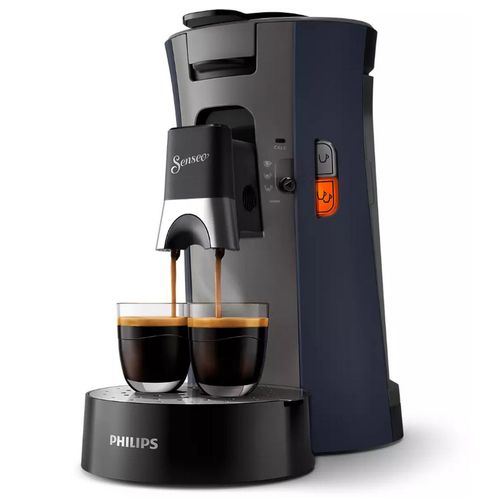 Cafetière à Dosettes Senseo Select 1bar 1450w Bleu/gris - Csa240-71