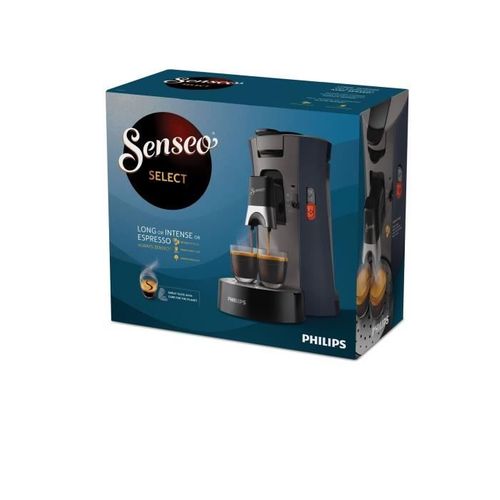 Cafetière à Dosettes Senseo Select 1bar 1450w Bleu/gris - Csa240-71