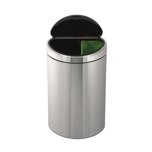 Touch Bin New Recycle 10 L + 23 L Matt Steel En Métal