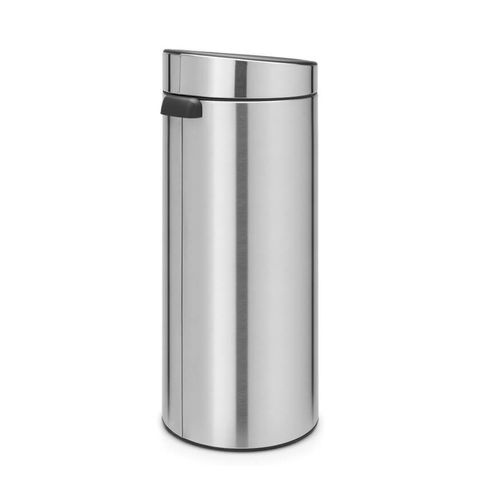 Poubelle 30l Matt Steel - 115349