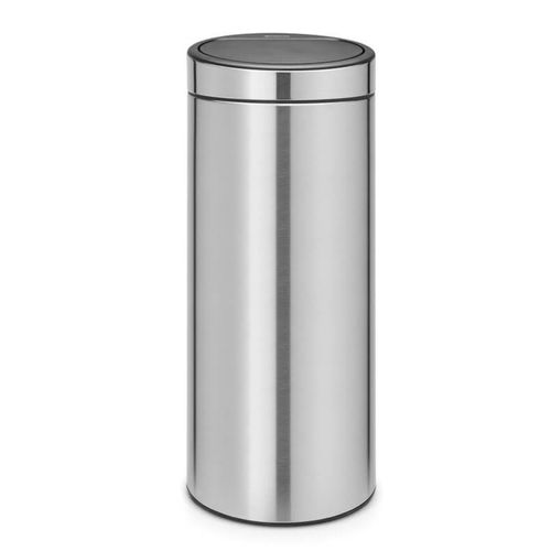 Poubelle 30l Matt Steel - 115349