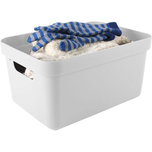 Boite De Rangement Sigma Home Box 13 L Blanc