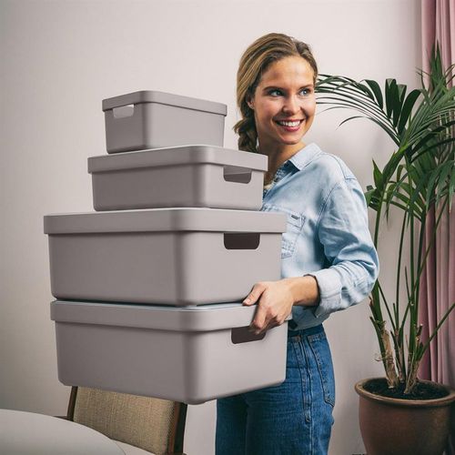 Boite De Rangement Sigma Home Box 32 L Rose