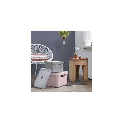Boite De Rangement Sigma Home Box 32 L Rose