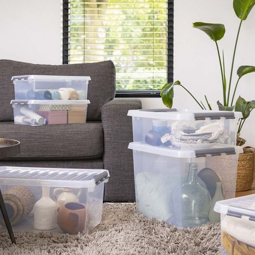 Boîte De Rangement En Plastique Q-line 72 Litres