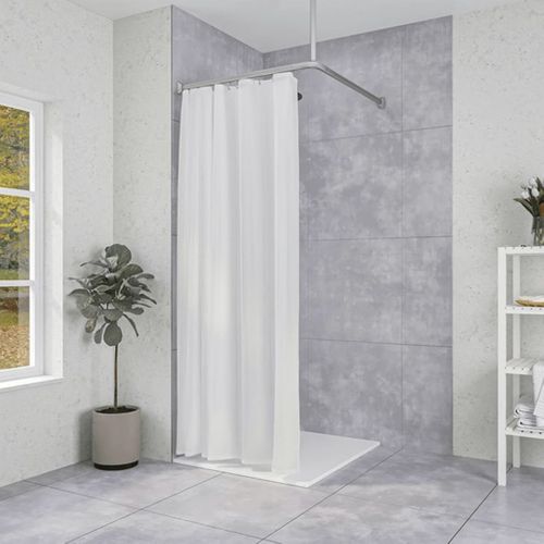 Rideau De Douche Madeira 180 Cm Blanc