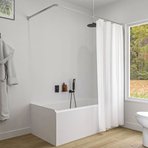 Rideau De Douche Madeira 180 Cm Blanc