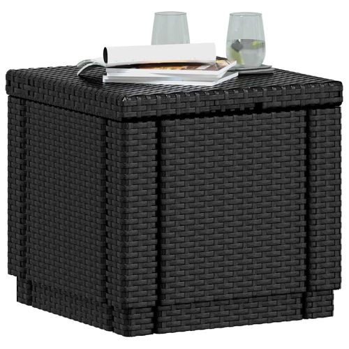 Pouf De Rangement Cube Graphite 213816 422801