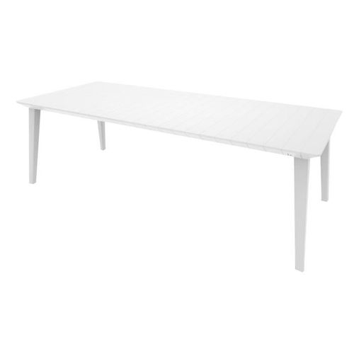 Table De Jardin - Rectangulaire - Blanc - En Résine - 8 à 10 Personnes - Lima -allibert By Keter
