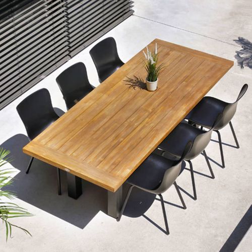 Chaises D'extérieur 2 PCs Sophie Rondo Dining Noir Carbone