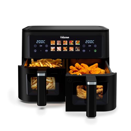 Air Fryer FR-9075 Double TRISTAR panier 9L - 2500W- Noir