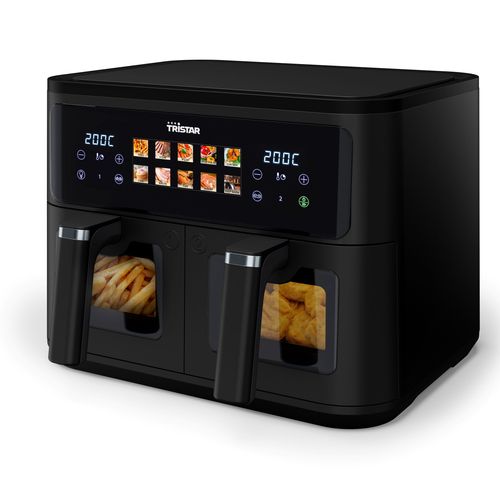 Air Fryer FR-9075 Double TRISTAR panier 9L - 2500W- Noir