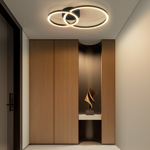 Plafonnier LED Salon 40cm 23w Lampe De Salle De Bain Pour Chambre Cuisine