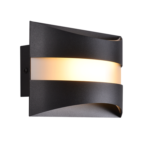 Applique Murale LED Intérieur 5w Moderne 3000k Noir Lampe De Chambre Pour Couloir