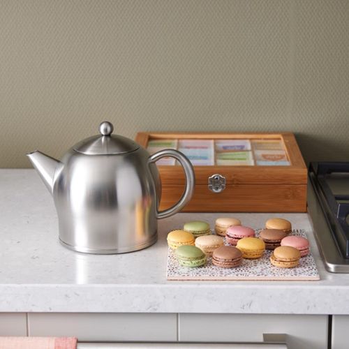 Minuet® - Théière Santhee 1.4 L En Métal Satiné