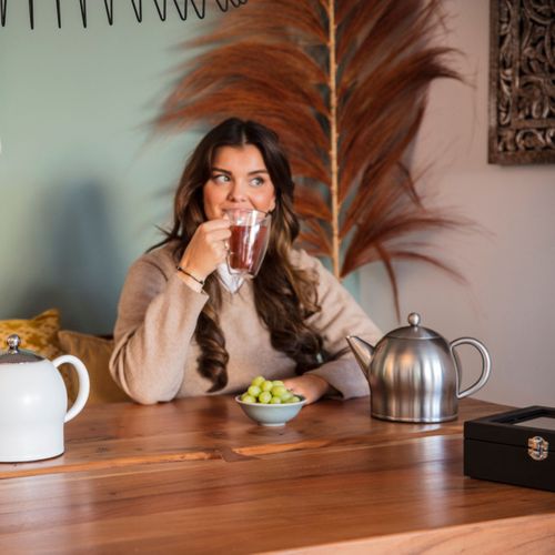 Minuet® - Théière Santhee 1.4 L En Métal Satiné