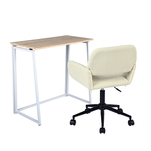 Ensemble De Bureau Pliable Avec Chaise De Bureau