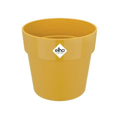 Pot de fleurs B.for Original Rond Roues 35 Ocre