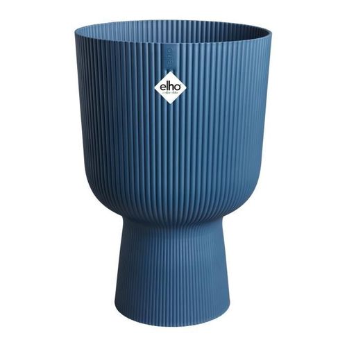 Pot De Fleur - Vibes Fold Coupe - Bleu - L 30 X B 29.5 X H 45 Cm - Intérieur - 100% Recyclé